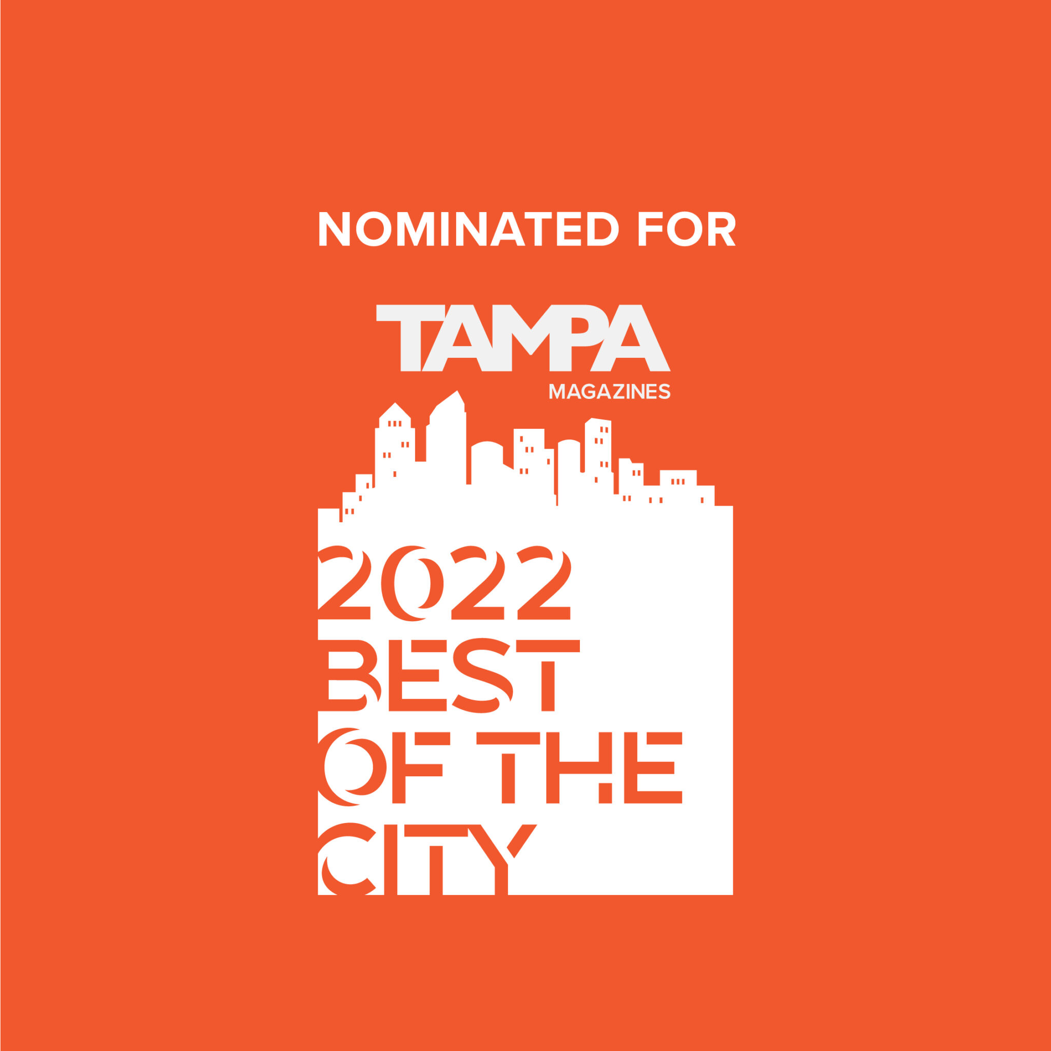 Tampa Magazine Best of the City Startup Street Graphic for Website Design